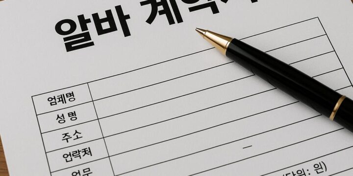 알바 계약서 작성 꿀팁 – 아르바이트생과 고용주 모두 알아야 할 핵심 정보